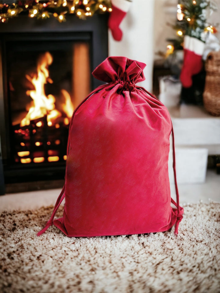 Personalised Christmas Santa Sack Name Believes