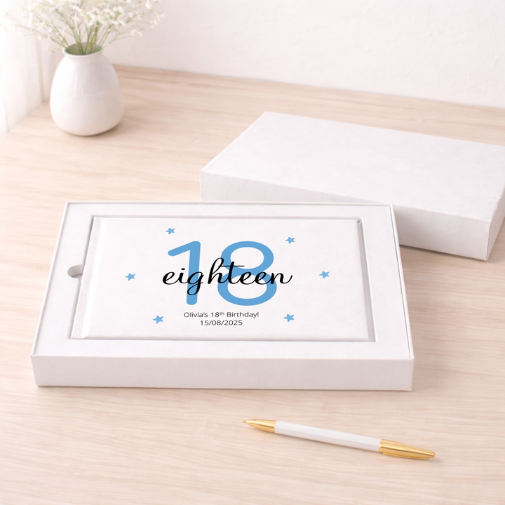 Personalised 18th Birthday Guest Book