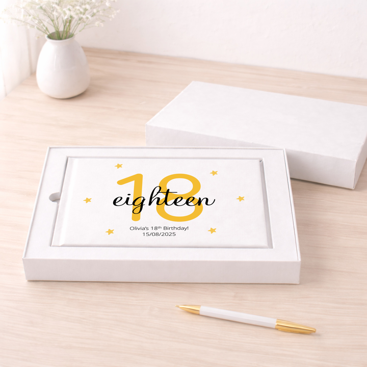 Personalised 18th Birthday Guest Book