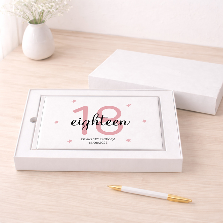Personalised 18th Birthday Guest Book