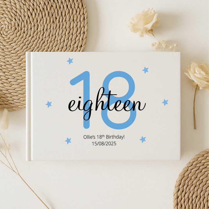 Personalised 18th Birthday Guest Book