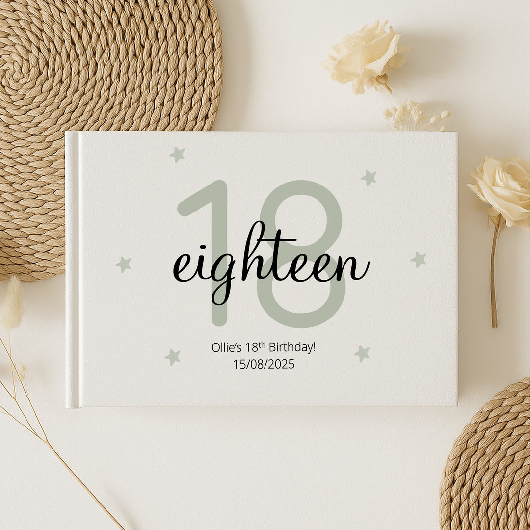 Personalised 18th Birthday Guest Book