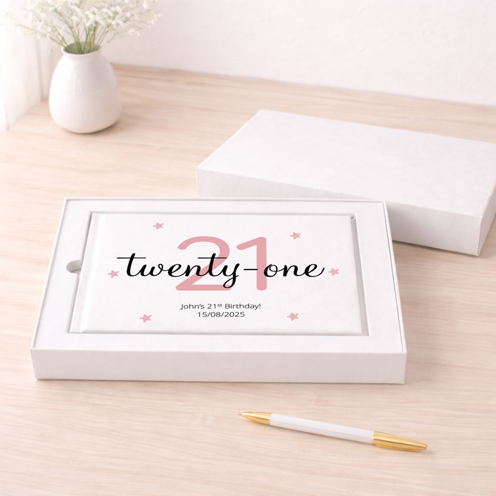 Personalised 21st Birthday Guest Book