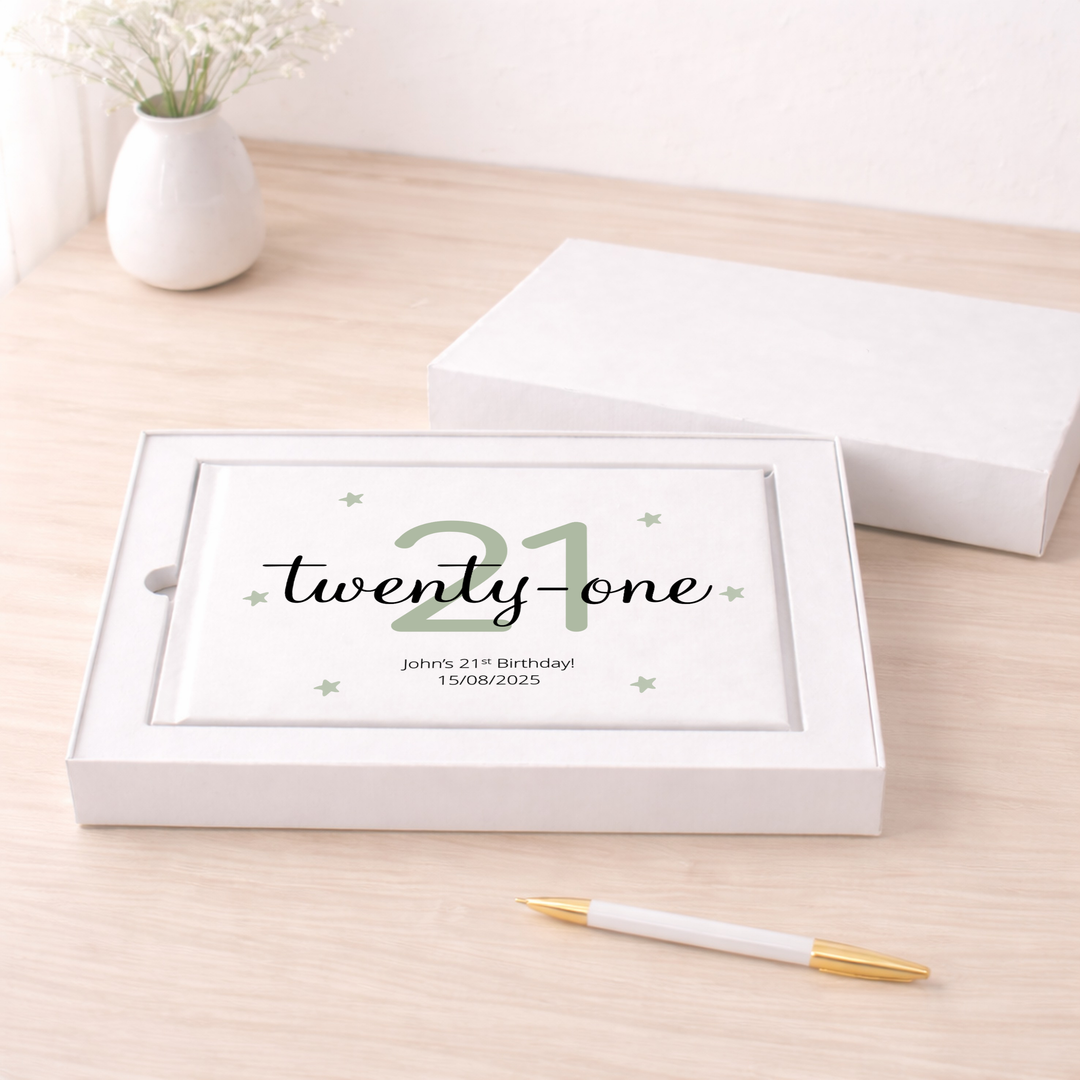 Personalised 21st Birthday Guest Book