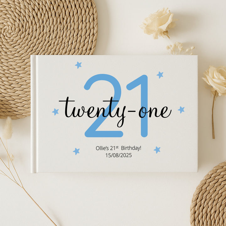 Personalised 21st Birthday Guest Book