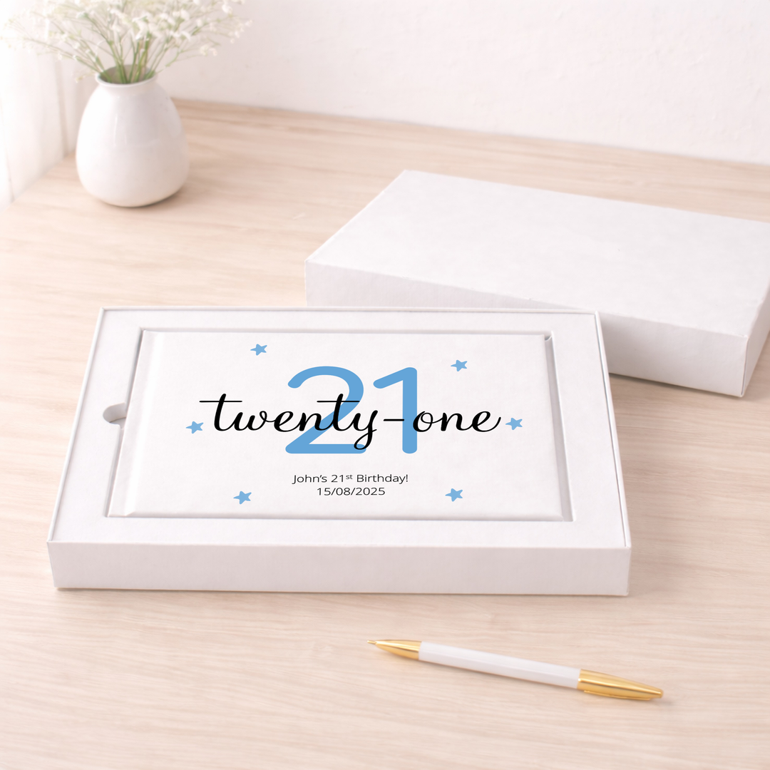 Personalised 21st Birthday Guest Book