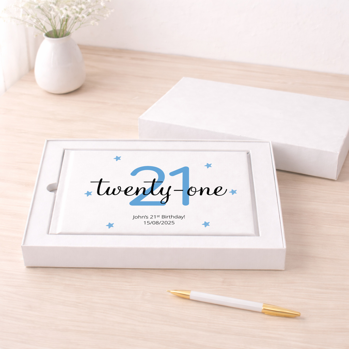 Personalised 21st Birthday Guest Book