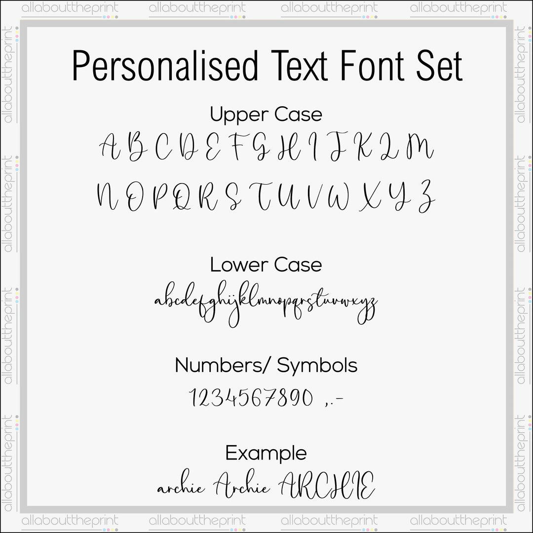 Personalised Blue Bunny Wreath Page Boy Pyjamas