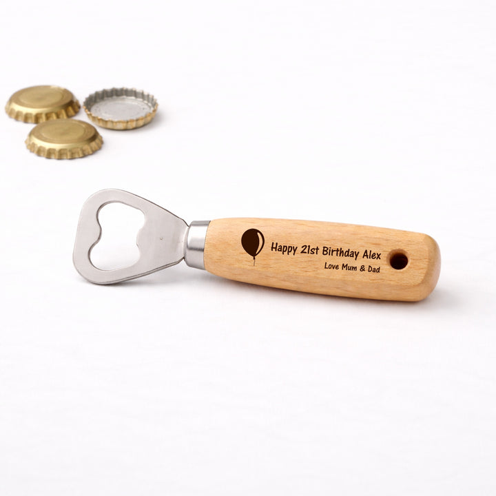 Personalised 50th Birthday Engraved Bottle Opener