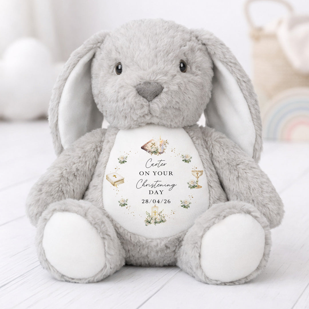 Personalised On Your Christening Day Soft Toy