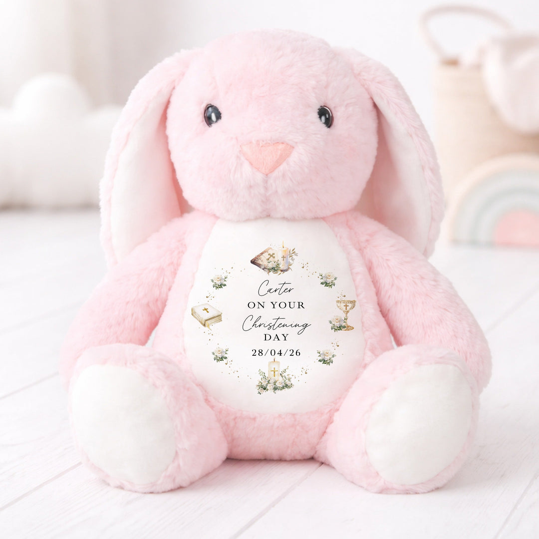 Personalised On Your Christening Day Soft Toy