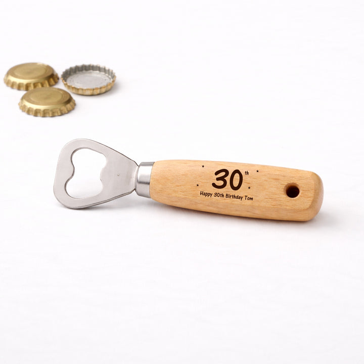 Personalised Engraved 50th Birthday Bottle Opener