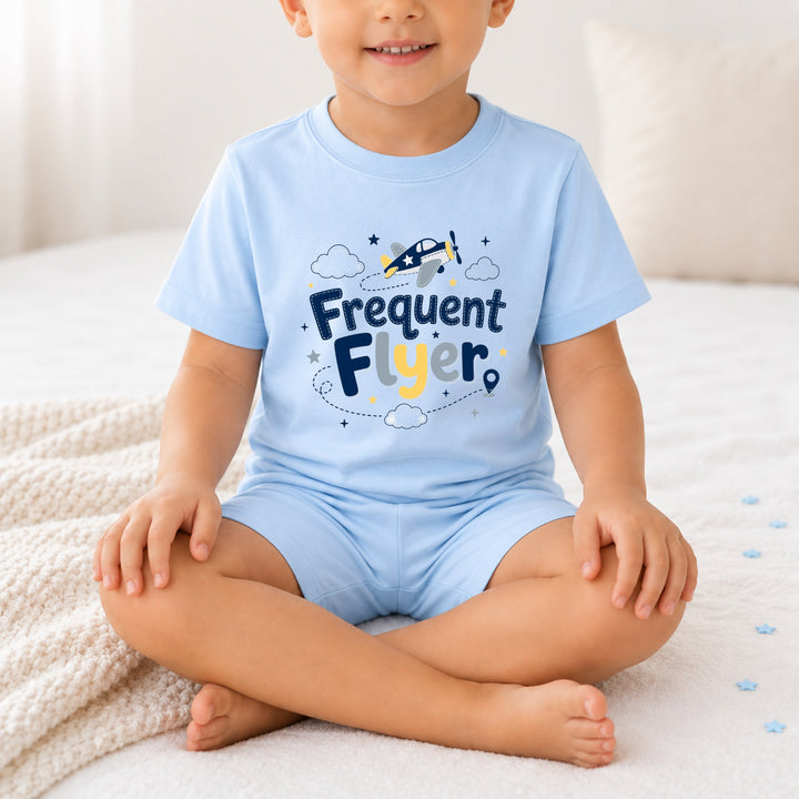 Frequent Flyer Kids Cotton Short Set