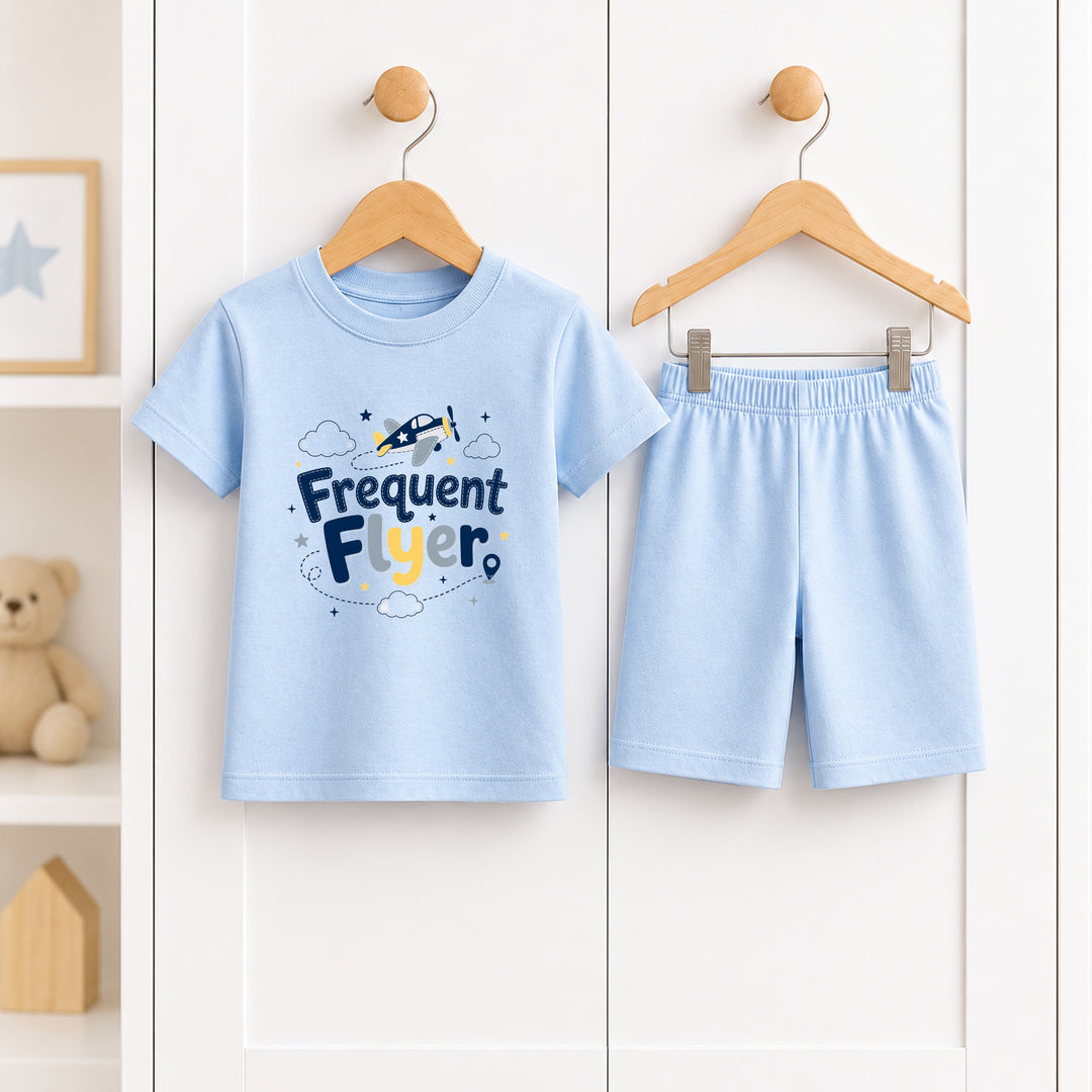 Frequent Flyer Kids Cotton Short Set