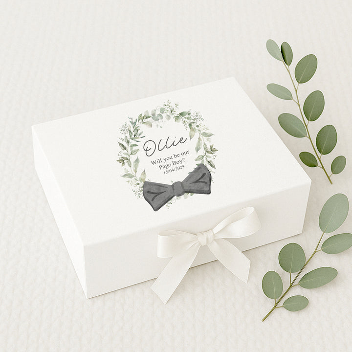 Personalised Will You Be My Page Boy Gift Box
