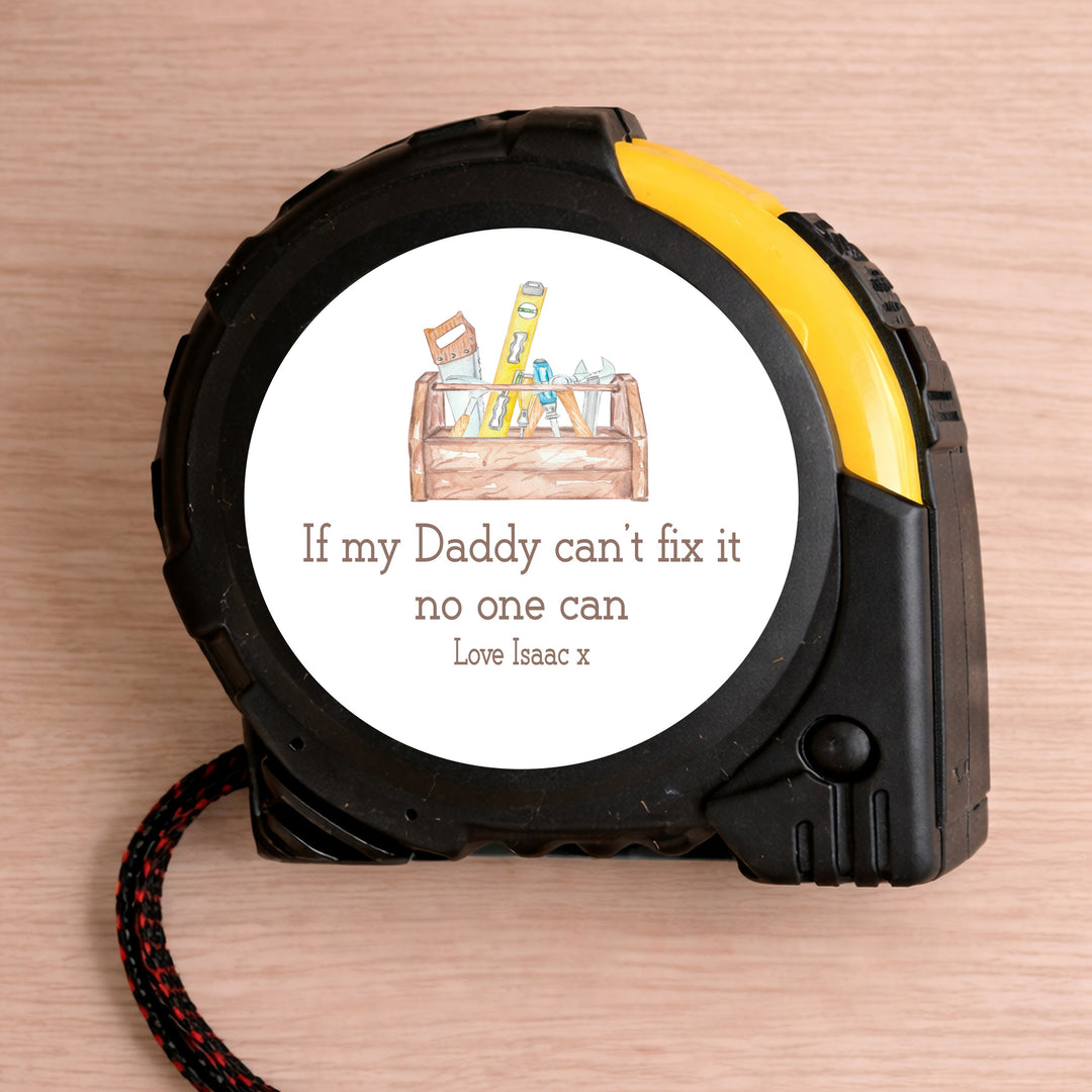 Personalised Dad Fix It Tape Measure