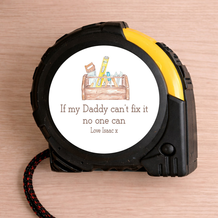 Personalised Dad Fix It Tape Measure