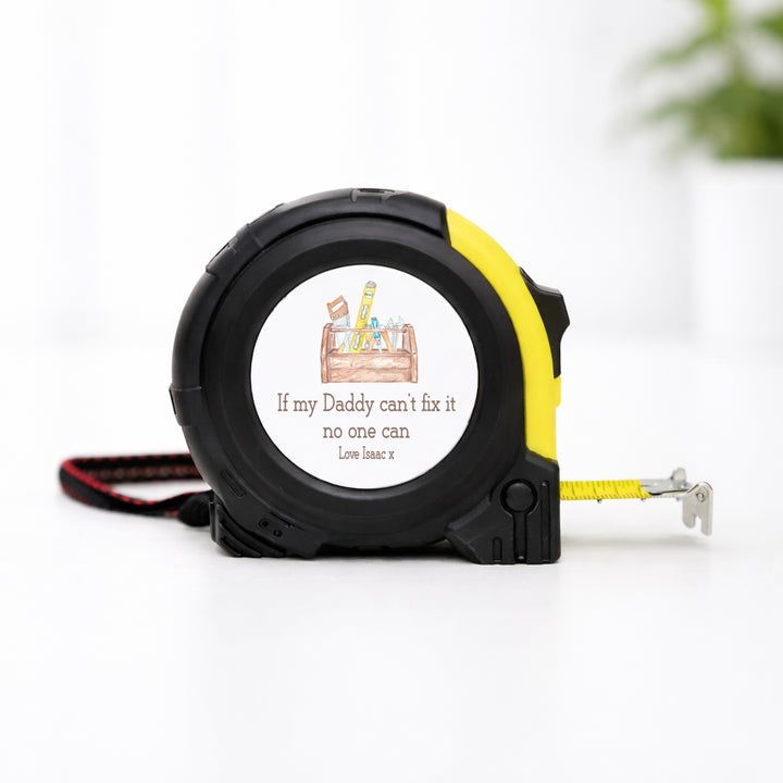 Personalised Dad Fix It Tape Measure