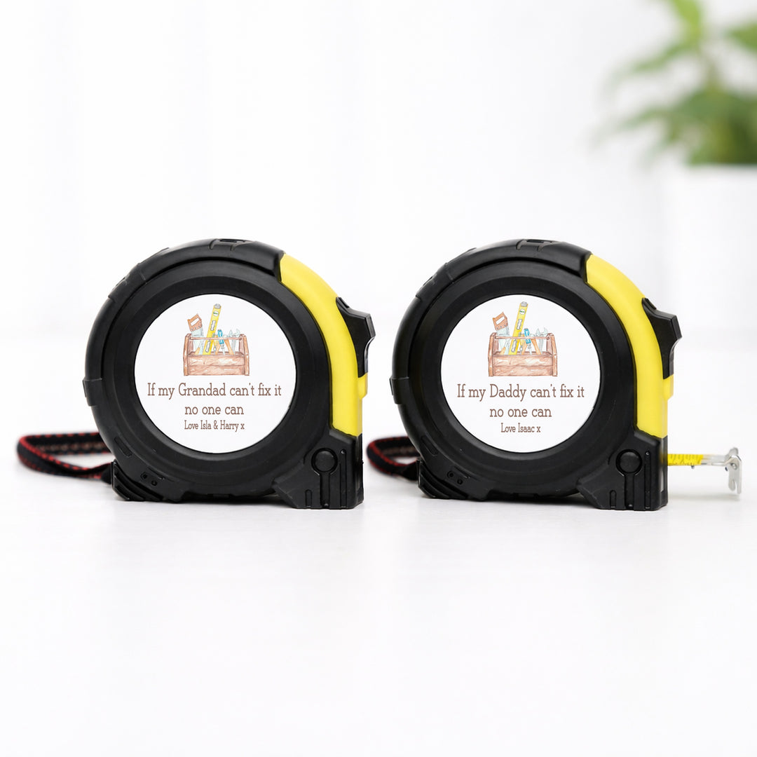 Personalised Dad Fix It Tape Measure