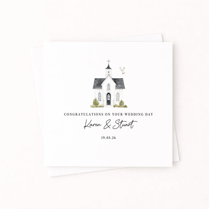Personalised Congratulations On Your Wedding Day Card