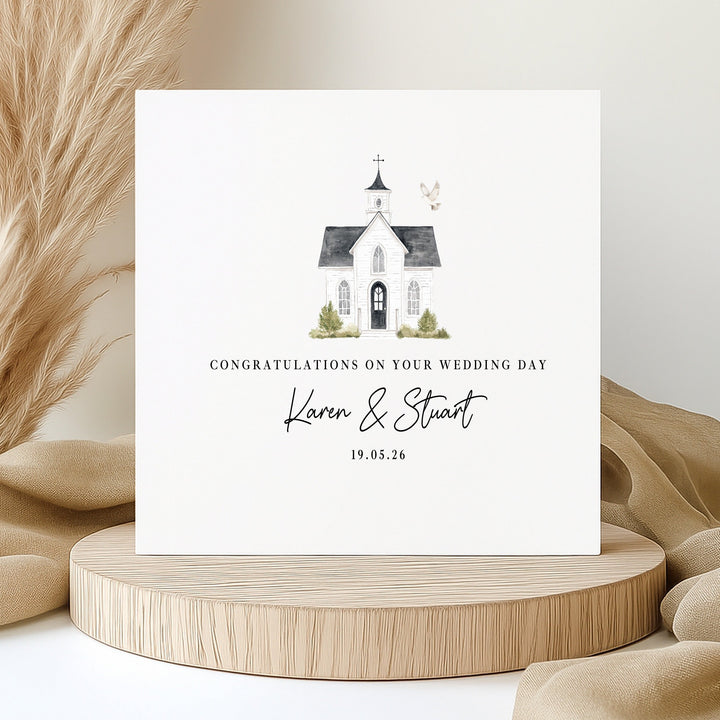 Personalised Congratulations On Your Wedding Day Card