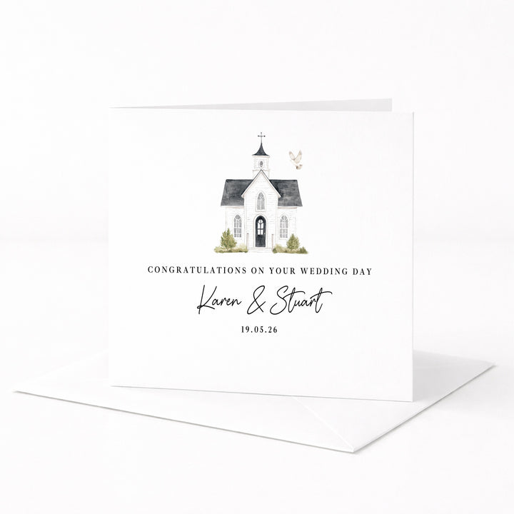 Personalised Congratulations On Your Wedding Day Card