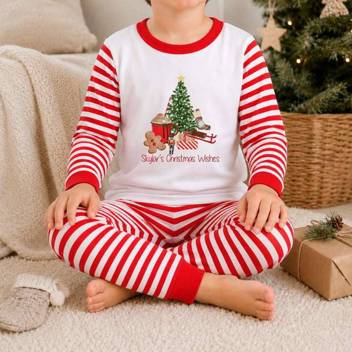 Personalised Christmas Tree Pyjamas