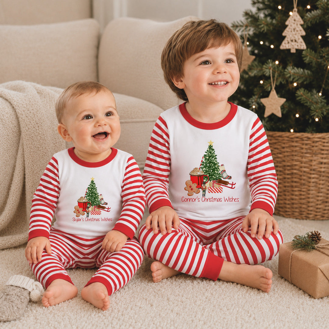 Personalised Christmas Tree Pyjamas