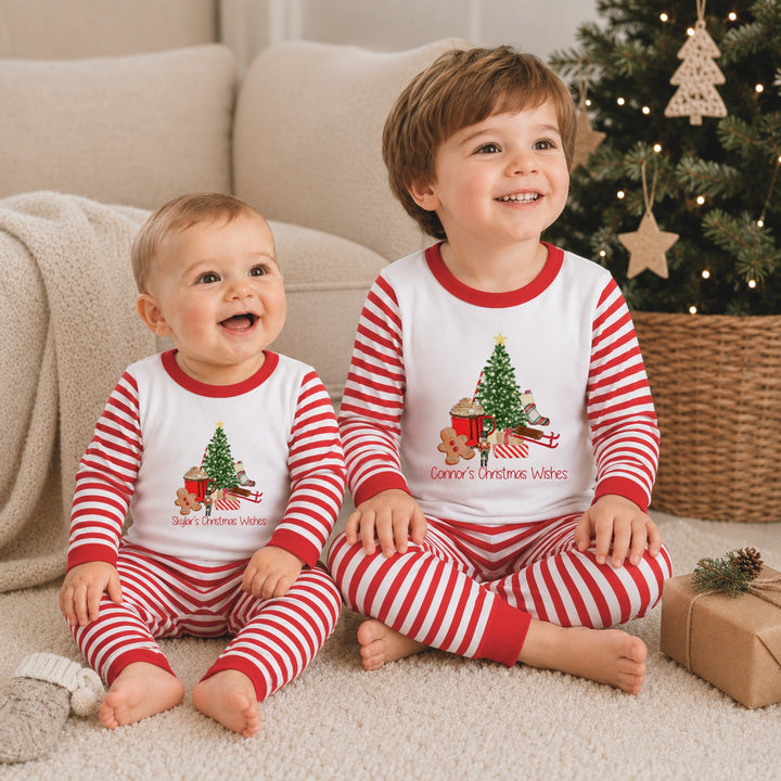 Personalised Christmas Tree Pyjamas