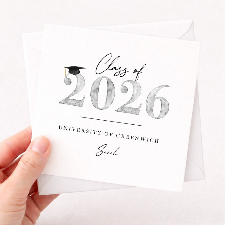 Personalised Class of 2026 Graduation Card