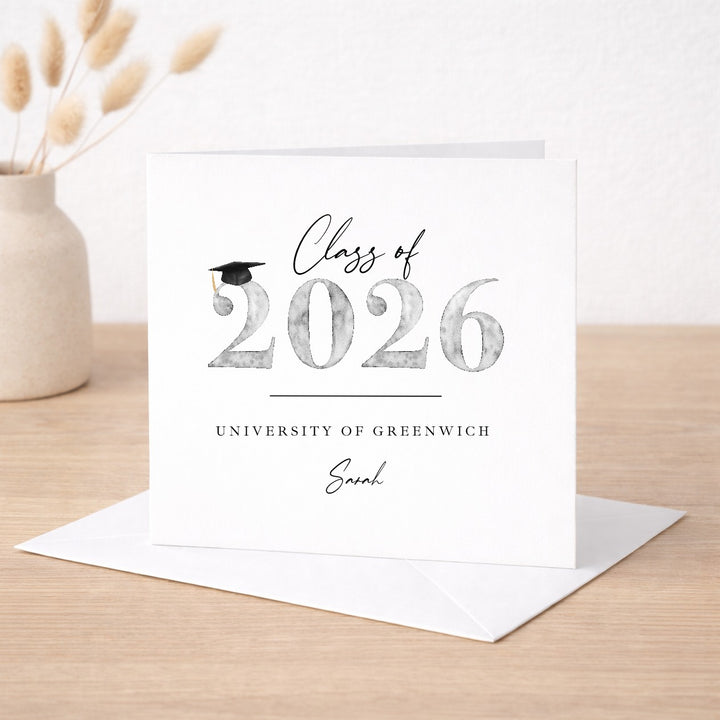 Personalised Class of 2026 Graduation Card
