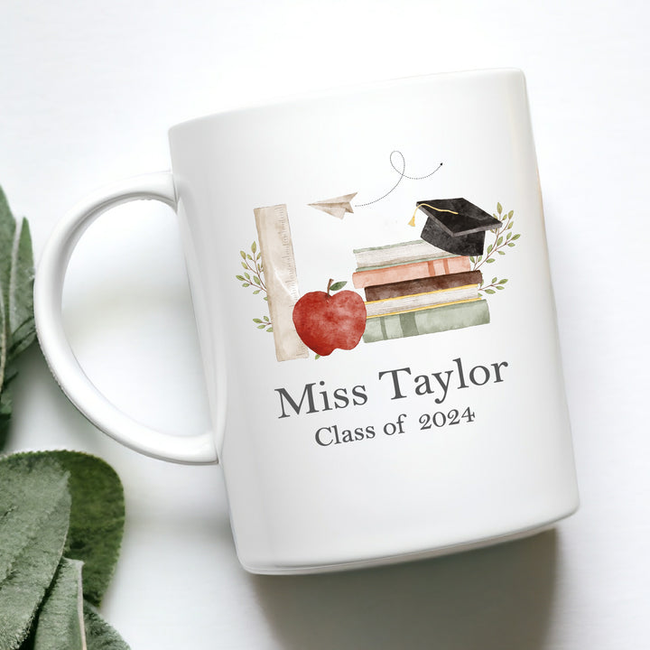 Personalised Books Class Of Teacher Gift Mug
