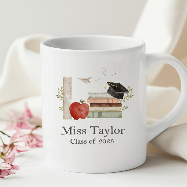 Personalised Books Class Of Teacher Gift Mug