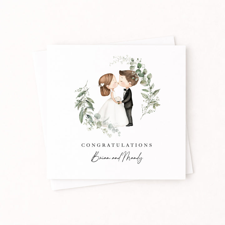 Personalised Congratulations Wedding Day Card