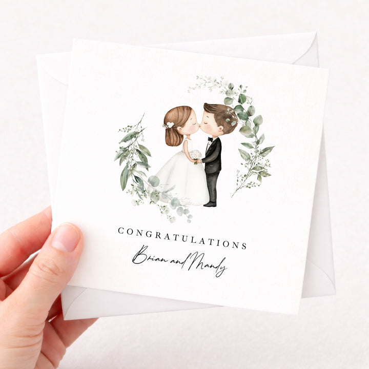 Personalised Congratulations Wedding Day Card