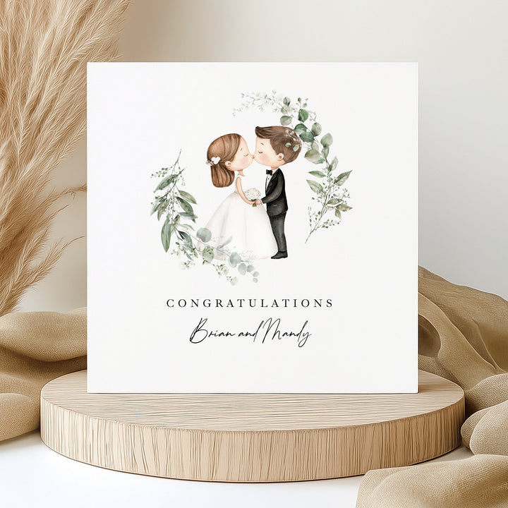 Personalised Congratulations Wedding Day Card