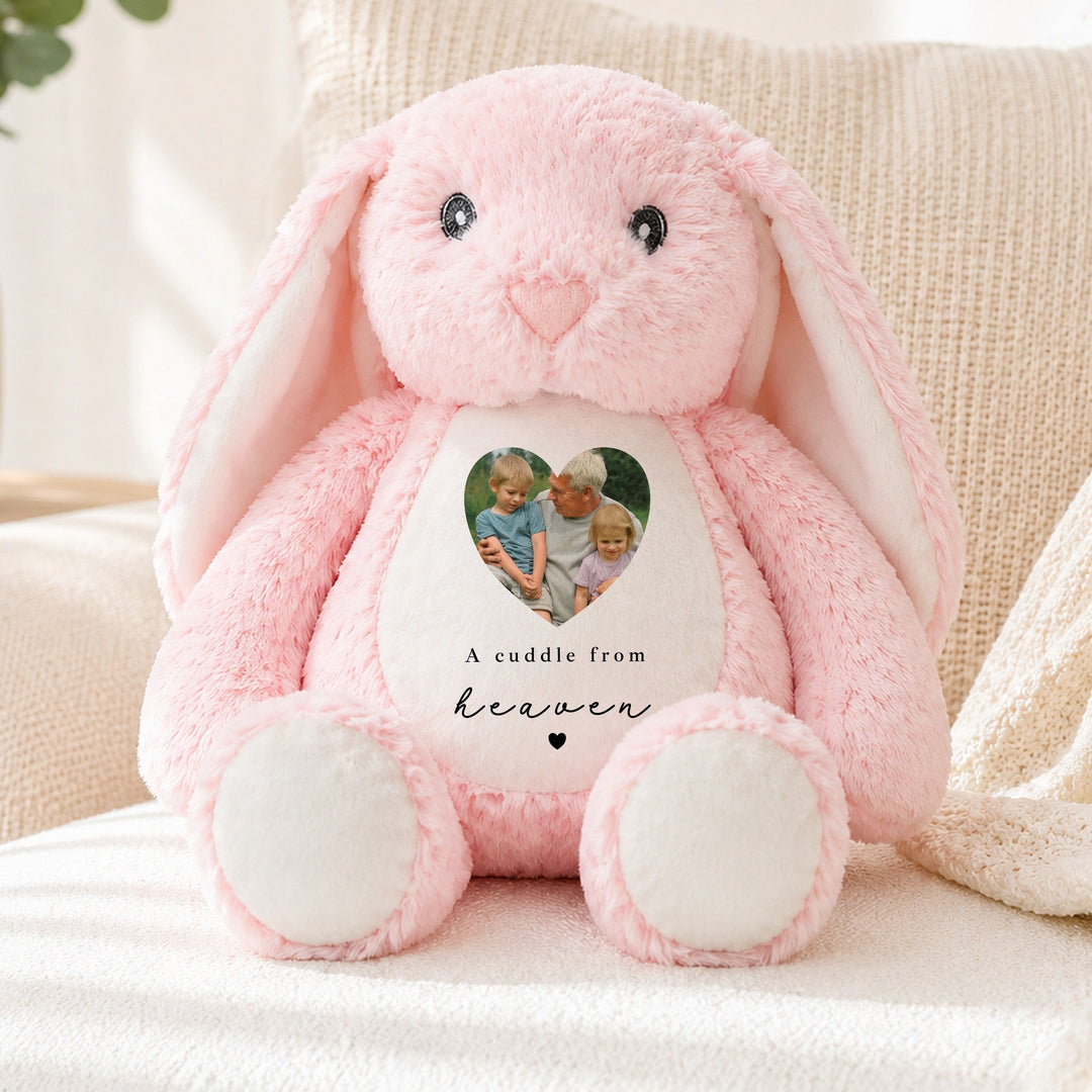 Personalised Photo A Cuddle From Heaven Soft Toy