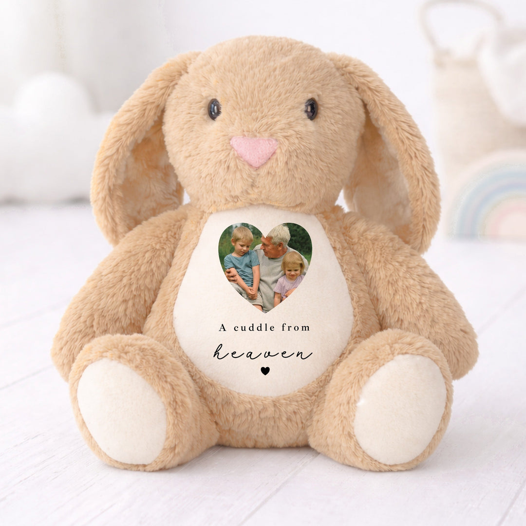 Personalised Photo A Cuddle From Heaven Soft Toy