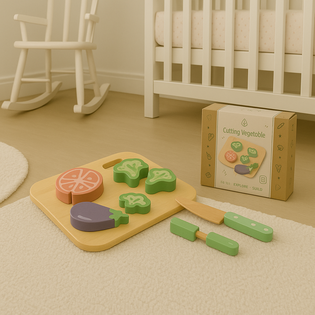 Wooden 10 Piece Vegetable Cutting Board