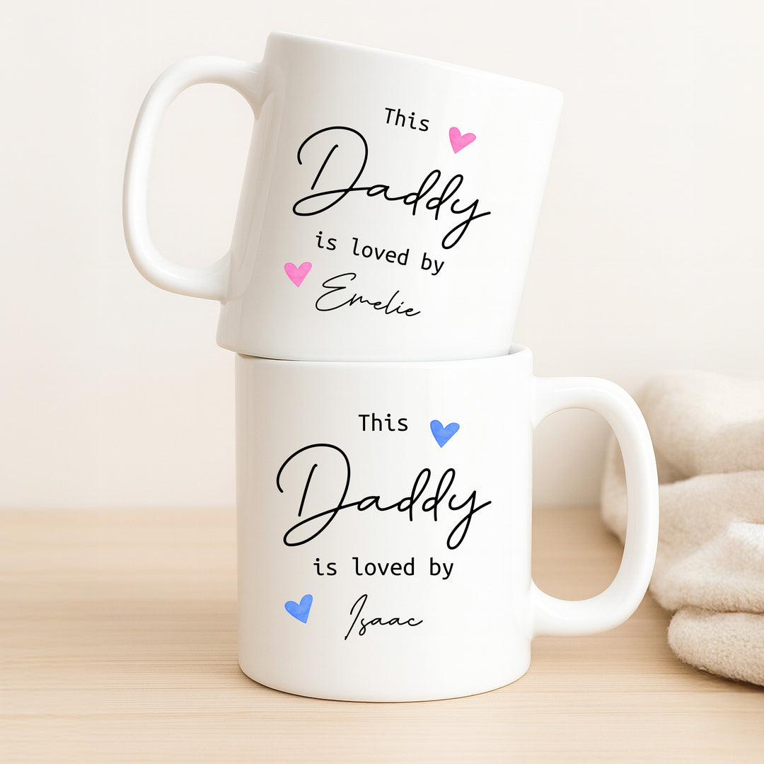 Personalised Dad Loved By Photo Mug