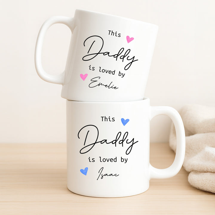 Personalised Dad Loved By Photo Mug