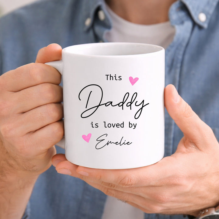 Personalised Dad Loved By Photo Mug
