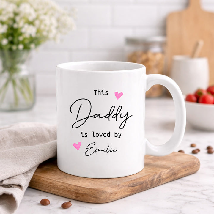 Personalised Dad Loved By Photo Mug