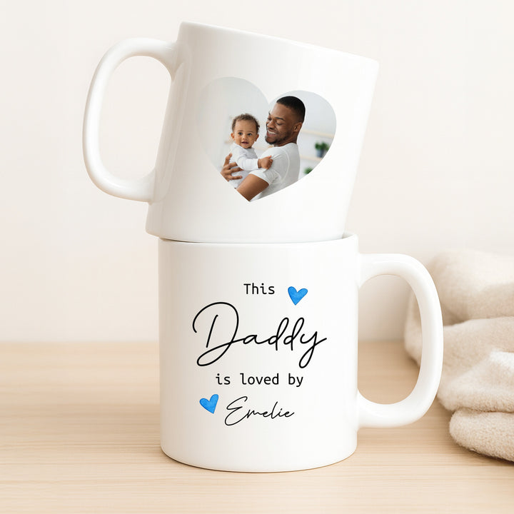 Personalised Dad Loved By Photo Mug