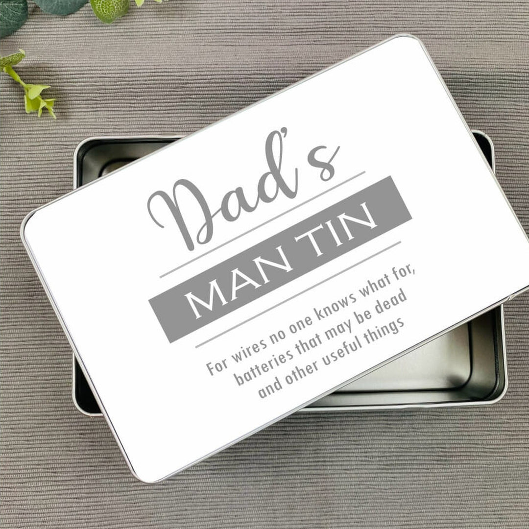 Personalised Dad’s Man Tin
