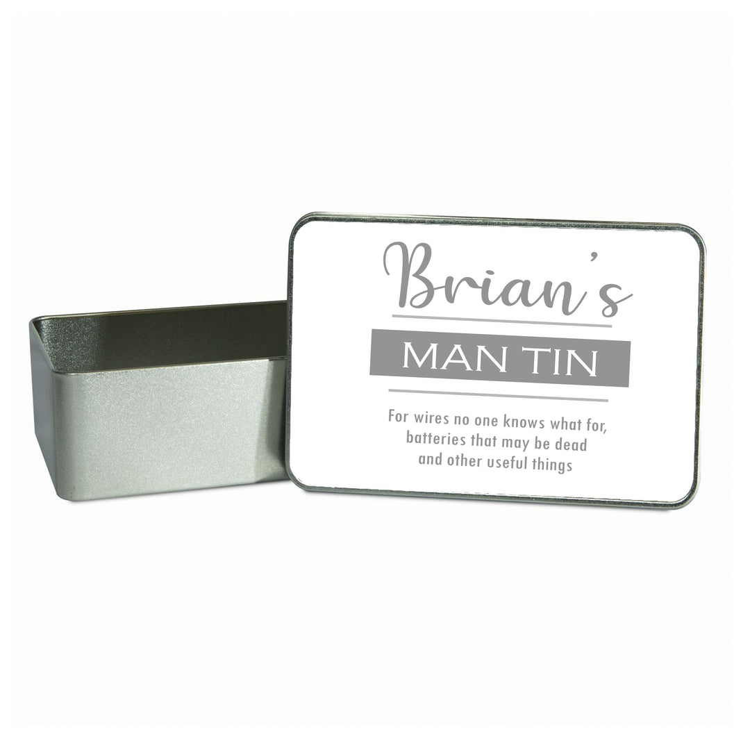 Personalised Dad’s Man Tin