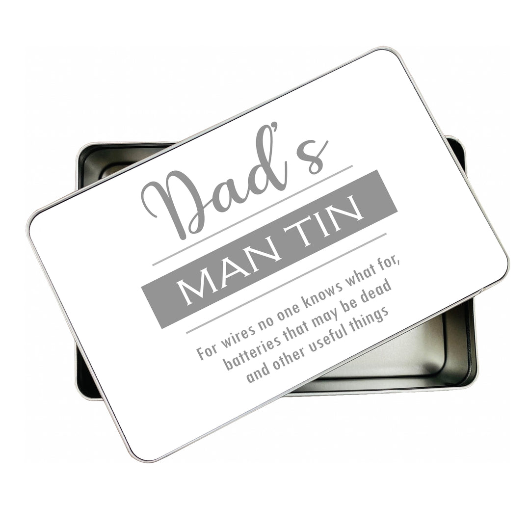 Personalised Dad’s Man Tin
