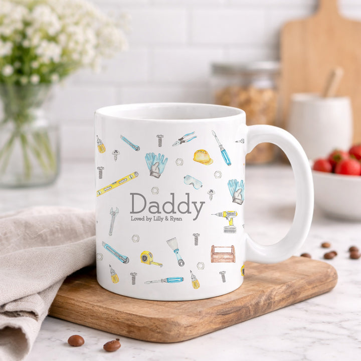 Personalised Daddy Tools Mug
