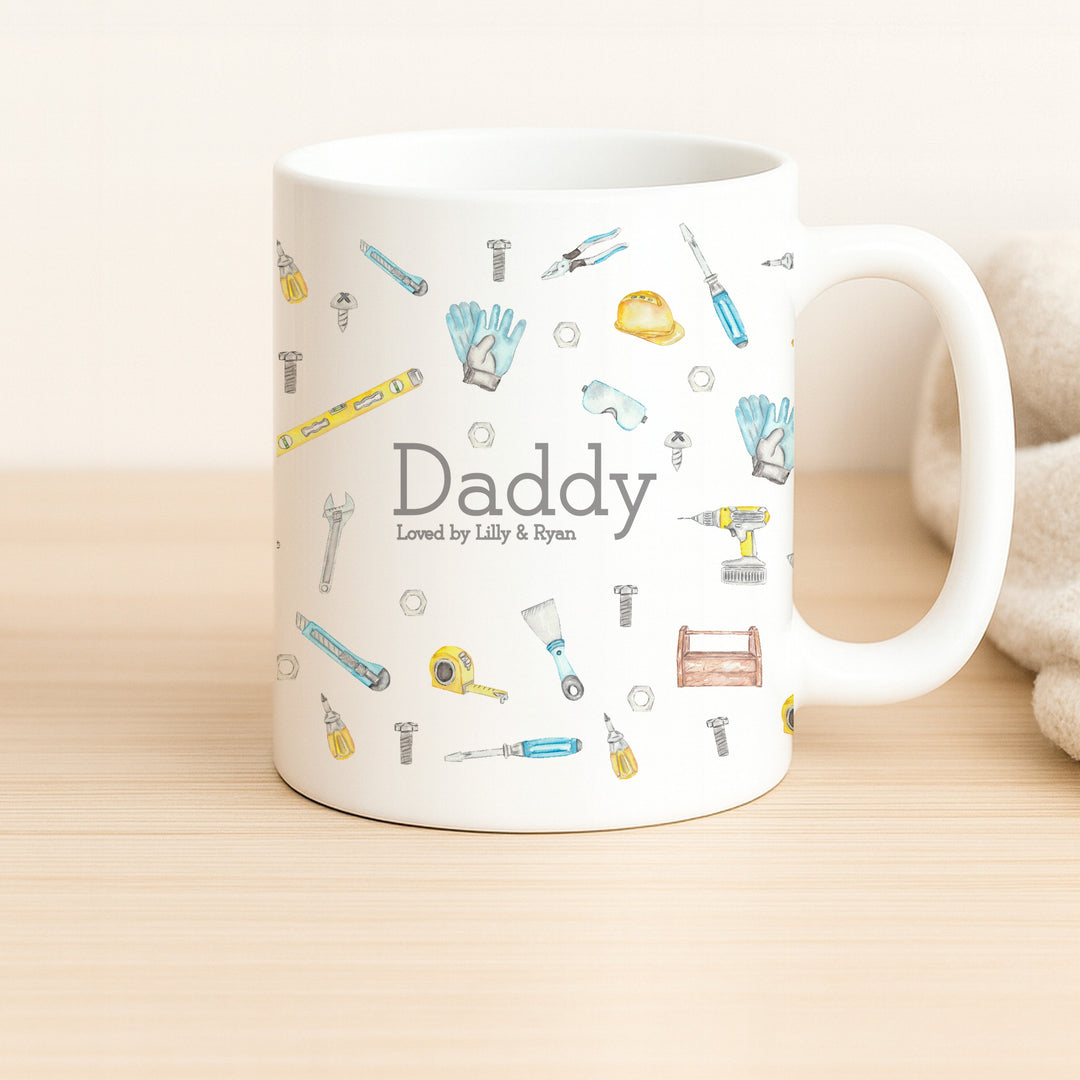 Personalised Daddy Tools Mug