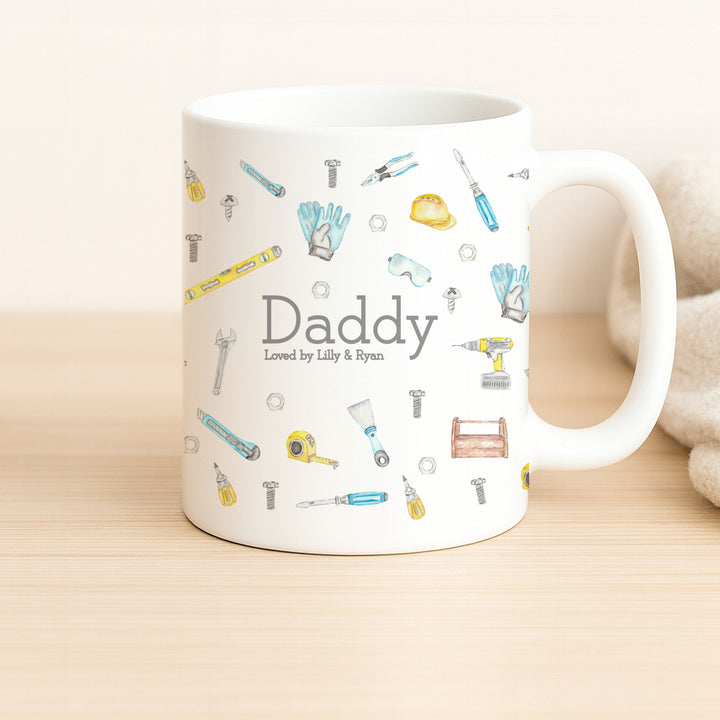 Personalised Daddy Tools Mug